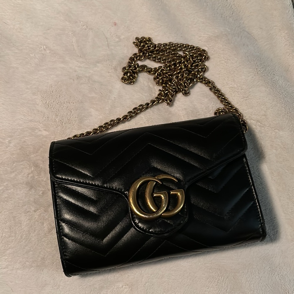 Authentic GG MARMONT SUPER MINI BAG